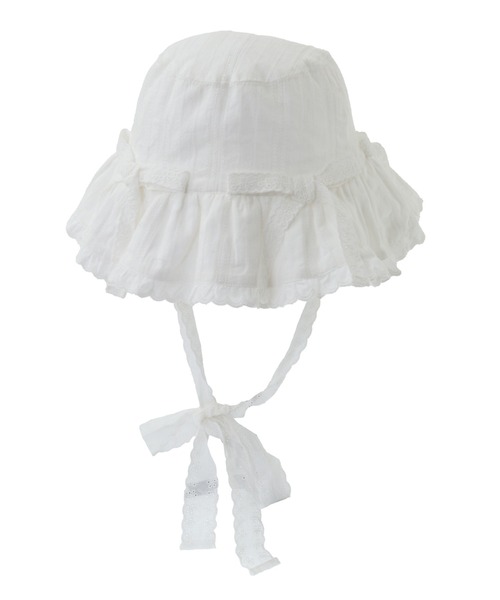 Candy Stripper（キャンディストリッパー）の「BABY FRILL ハット（ハット・レディース・オフホワイト/ブラック・FREE）」の20枚目の写真