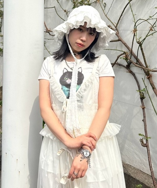 キャンディストリッパー フリルハット帽子 BABY FRILL HAT | Candy Stripper（キャンディ ストリッパー