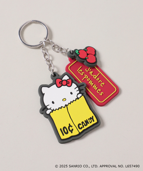 SLOBE IENA（スローブイエナ）の「《一部店舗・WEB限定》Hello Kitty ラバーチャーム（キーケース/キーアクセサリー・レディース・レッド/グリーン・FREE）」の6枚目の写真