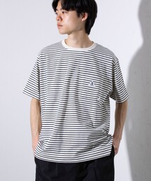 GEVACO | 【GEVACO/ゲバコ】コンパクトTシャツ ベーシッククルーネック ポケT （無地/ストライプ）(Tシャツ/カットソー)