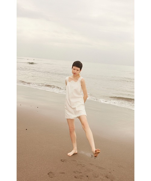 サロペット・オーバーオール・オールインワン OMMO LINEN SHORT ALL IN ONE セール】LINEN SHORT ALL IN ONE（つなぎ/オールインワン