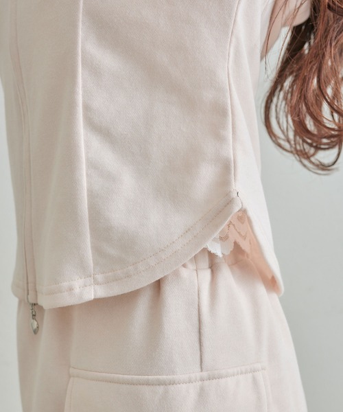 OLIVE des OLIVE（オリーブデオリーブ）の「USED加工風セットアップ（ワンピース・レディース・ピンク/カーキ/スミクロ・FREE）」の17枚目の写真