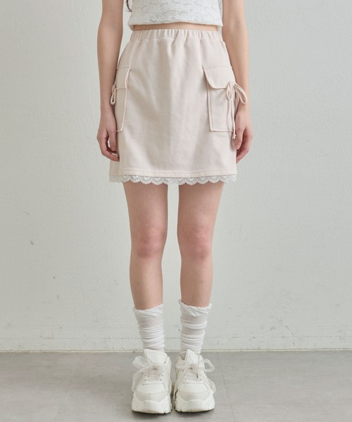 OLIVE des OLIVE（オリーブデオリーブ）の「USED加工風セットアップ（ワンピース・レディース・ピンク/カーキ/スミクロ・FREE）」の18枚目の写真