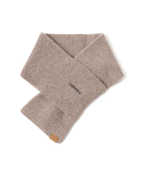 INFIELDER DESIGN（インフィールダーデザイン）の「【別注】INFIELDER DESIGN / カシミヤ マフラー（マフラー・レディース・ピンク/ライトグレー・ONE SIZE）」の2枚目の写真