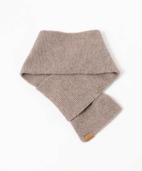 INFIELDER DESIGN（インフィールダーデザイン）の「【別注】INFIELDER DESIGN / カシミヤ マフラー（マフラー・レディース・ピンク/ライトグレー・ONE SIZE）」の3枚目の写真