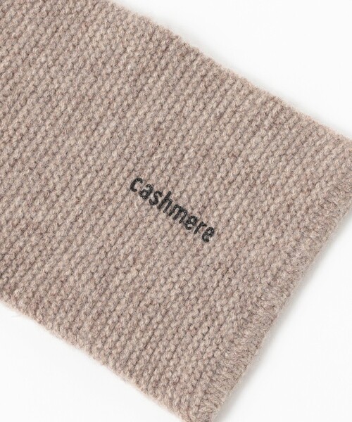 INFIELDER DESIGN（インフィールダーデザイン）の「【別注】INFIELDER DESIGN / カシミヤ マフラー（マフラー・レディース・ピンク/ライトグレー・ONE SIZE）」の5枚目の写真