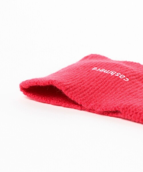 INFIELDER DESIGN（インフィールダーデザイン）の「【別注】INFIELDER DESIGN / カシミヤ マフラー（マフラー・レディース・ピンク/ライトグレー・ONE SIZE）」の9枚目の写真