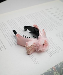 IO（イオ）（イオ）の「◆レースリボン　デザインバンスクリップ◆（バレッタ/ヘアクリップ）」