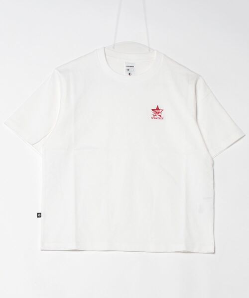 CONVERSE（コンバース）の「【別注】コンバース  AP STAR PT S/S Tシャツ 限定コラボ（Tシャツ/カットソー・レディース・ダークグレー/ホワイト/オリーブ・S/M/L）」の2枚目の写真