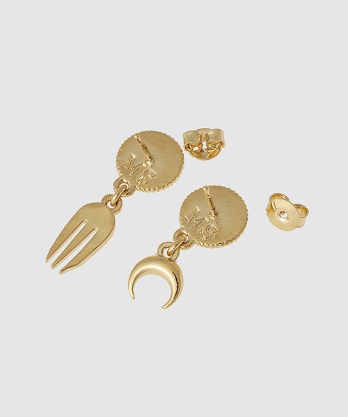 SILVER PLATED MISMATCHED STUDS /GOLD PLATED MISMATCHED STUDS