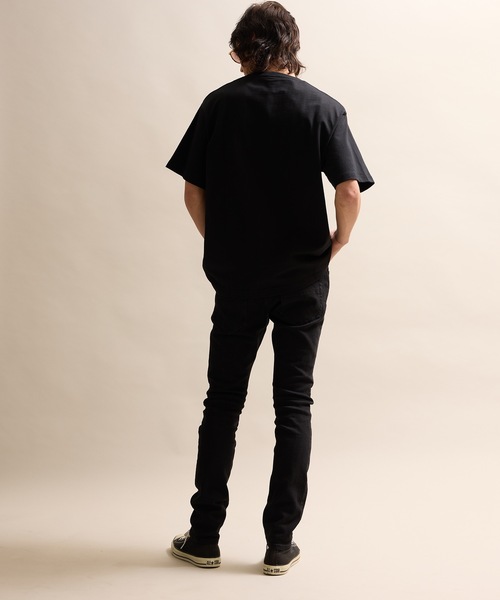 NUMBER (N)INE(ナンバーナイン)の「BASIC HEM PRINTED POCKET T-SHIRT / ベーシック ワンポイント ロゴプリント ポケット Tシャツ(Tシャツ/カットソー・メンズ・グレー/ブラック/ホワイト・M/L/XL)」の9枚目の写真