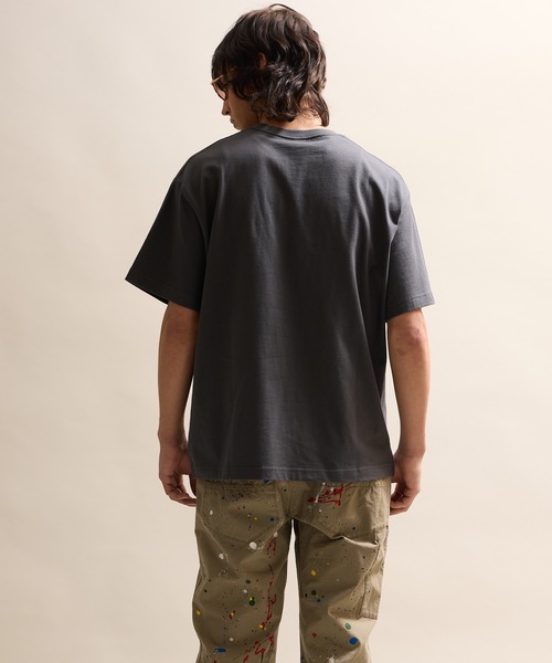 NUMBER (N)INE(ナンバーナイン)の「BASIC HEM PRINTED POCKET T-SHIRT / ベーシック ワンポイント ロゴプリント ポケット Tシャツ(Tシャツ/カットソー・メンズ・グレー/ブラック/ホワイト・M/L/XL)」の15枚目の写真