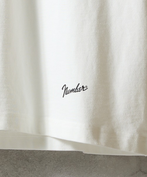 NUMBER (N)INE(ナンバーナイン)の「BASIC HEM PRINTED POCKET T-SHIRT / ベーシック ワンポイント ロゴプリント ポケット Tシャツ(Tシャツ/カットソー・メンズ・グレー/ブラック/ホワイト・M/L/XL)」の22枚目の写真