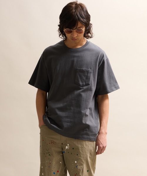 テンダーロイン バックロゴ ポケット Tシャツ ブラック Ｍ TENDERLOIN LOGO POCKET T-SHIRTS 6.0oz PREMIUM COTTON 100