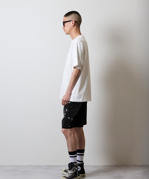NUMBER (N)INE(ナンバーナイン)の「BASIC HEM PRINTED POCKET T-SHIRT / ベーシック ワンポイント ロゴプリント ポケット Tシャツ(Tシャツ/カットソー・メンズ・グレー/ブラック/ホワイト/ブラック×ホワイト/グレー×ホワイト・M/L/XL)」の22枚目の写真