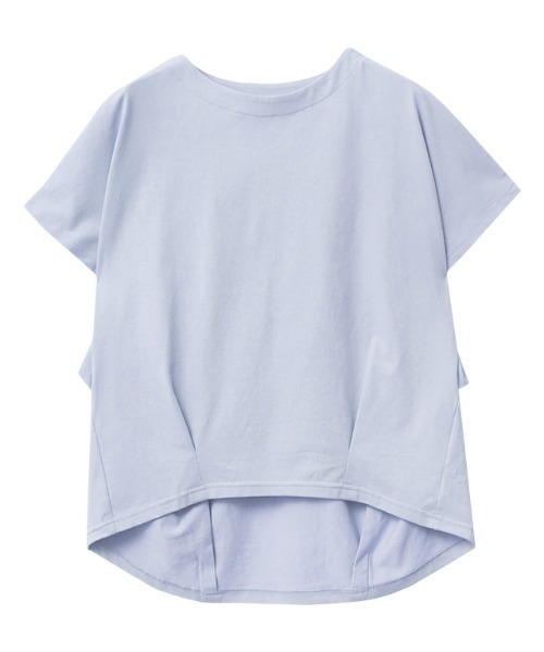 Pierrot(ピエロ)の「【イージーケア】ドルマンプルオーバー(Tシャツ/カットソー・レディース・チャコール/ブラック/グレイッシュベージュ/ライトブルー/オフホワイト・M/L)」の12枚目の写真