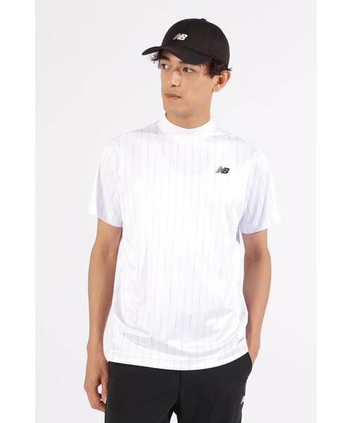 セール】【new balance golf】接触冷感 UV ロゴストライプ柄