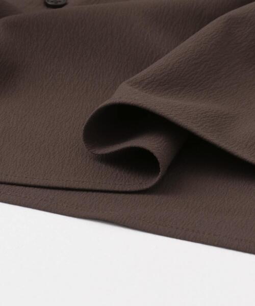 ITEMS URBANRESEARCH（アイテムズ アーバンリサーチ）の「ヨウリュウレギュラーカラー半袖シャツ（シャツ/ブラウス・メンズ・ブラウン/ネイビー/ブラック・LARGE/MEDIUM）」の17枚目の写真