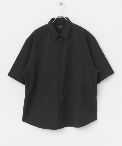 ITEMS URBANRESEARCH(アイテムズ アーバンリサーチ)の「ヨウリュウレギュラーカラー半袖シャツ(シャツ/ブラウス・メンズ・ブラウン/ネイビー/ブラック・LARGE/MEDIUM)」の15枚目の写真