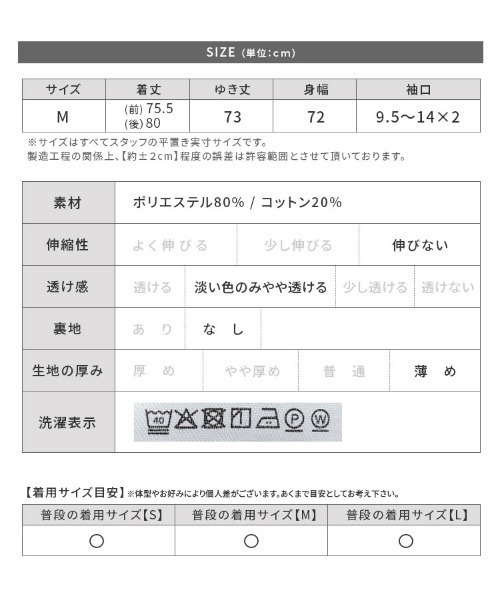 reca（レカ）の「フリル襟&フリル袖ブラウス（シャツ/ブラウス・レディース・ライトグレー/ブラック/アイボリー・M）」の21枚目の写真