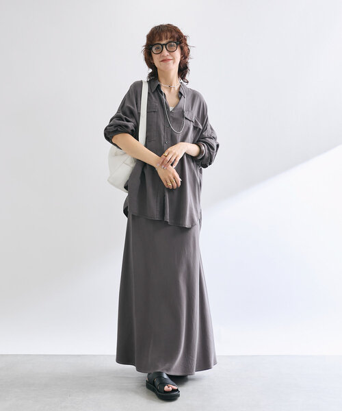 RIVE DROITE（リヴドロワ）の「【スタイリッシュな印象に】シルバービーズポイントショートネックレス（ネックレス・レディース・シルバー・FREE）」の6枚目の写真