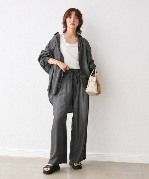 RIVE DROITE（リヴドロワ）の「【スタイリッシュな印象に】シルバービーズポイントショートネックレス（ネックレス・レディース・シルバー・FREE）」の9枚目の写真