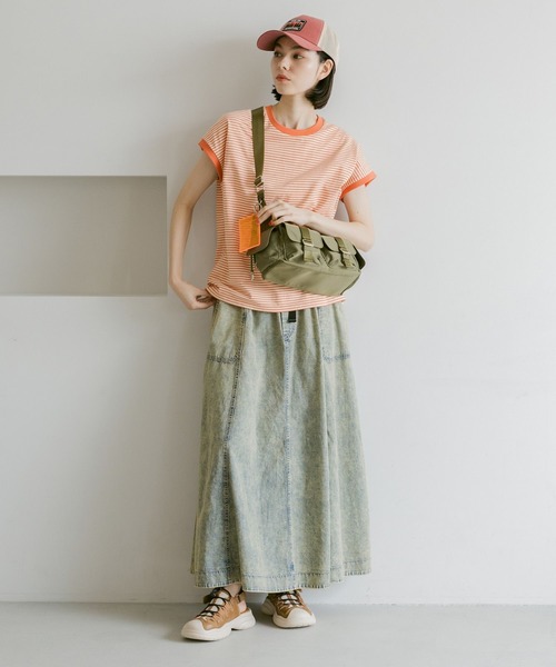 niko and...（ニコアンド）の「COLORマイスターフレンチプルオーバー（Tシャツ/カットソー・レディース・ブラック/ブルー/ネイビー/オレンジ/グレー/オフホワイト・MEDIUM/LARGE）」の20枚目の写真