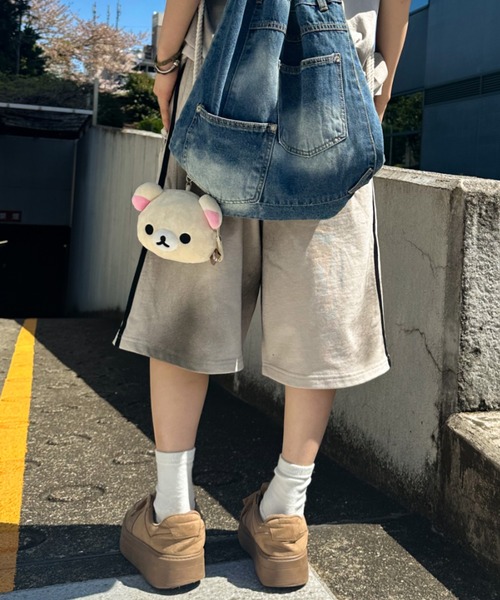 Agem 白 パッチ入り ストリートパンツ この商品は売り切れなどの理由により表示しておりません│A'GEM