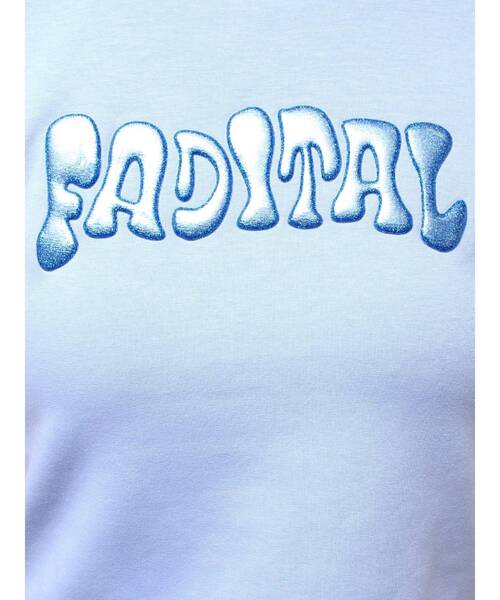 GYDA（ジェイダ）の「FADITAL Tシャツ（Tシャツ/カットソー・レディース・オフホワイト/スカイブルー/ブラック・FREE）」の12枚目の写真