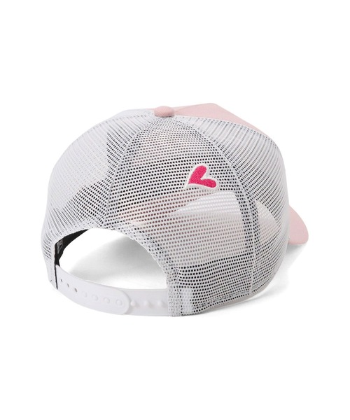 宇宙船刺繍 オーブ　ベースボールキャップ ピンクグレー NEW ERA（ニューエラ）の「ニューエラメッシュキャップ 9FORTYA-FRAME