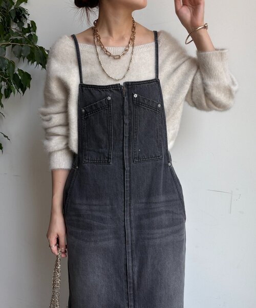 デニムキャミジャンスカ（ワンピース）｜DouDou（ドゥドゥ）の