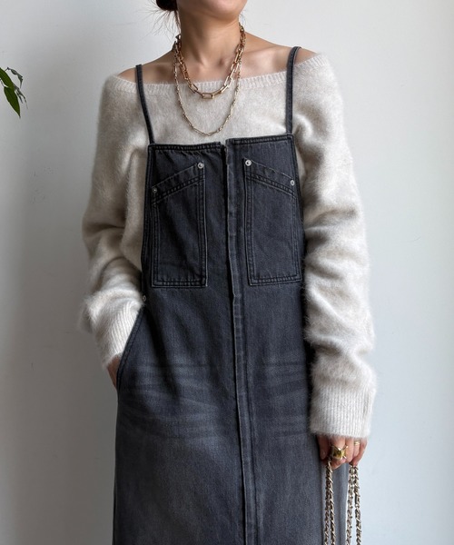 デニムキャミジャンスカ（ワンピース）｜DouDou（ドゥドゥ）の