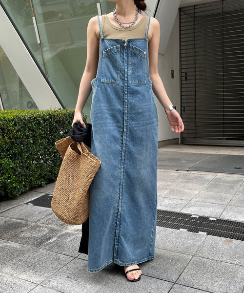 ラウンジドレス　デニムキャミジャンスカ LOUNGEDRESS（ラウンジドレス）の「デニムキャミジャンスカ