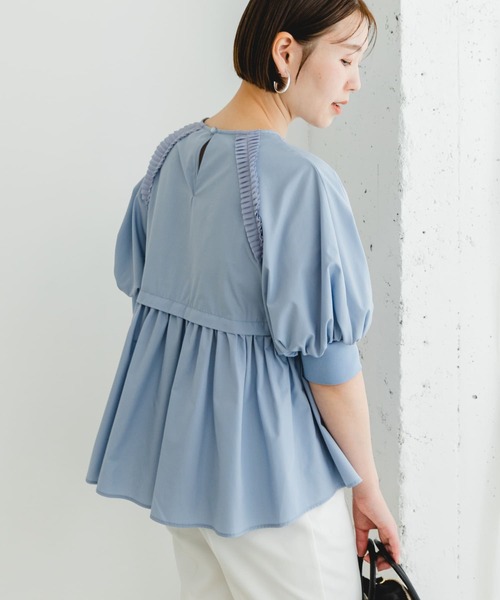 F by ROSSO（エフバイロッソ）の「F by ROSSO　プリーツデザインブラウス（シャツ/ブラウス・レディース・ブラック/ブルー/オフホワイト・FREE）」の17枚目の写真