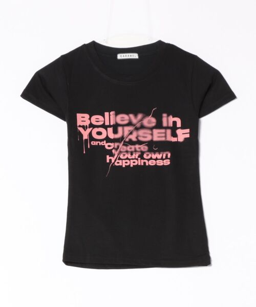 Never mind the XU / Chikashitsu+(ネバーマインド ザ エックスユー / チカシツプラス)の「【nmtc+】design crop tee / 【エヌエムティーシープラス】デザインクロップ半袖Tシャツ <着用動画あり>(Tシャツ/カットソー・レディース・ブラック/ホワイト/パープル・ONE SIZE)」の21枚目の写真