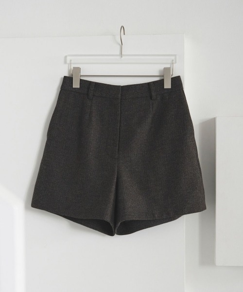 anuke(アンヌーク)の「anuke Herringbone Short Pants ヘリンボーンショートパンツ/62520728(その他パンツ・レディース・ベージュ/ブラウン・36/38)」の14枚目の写真