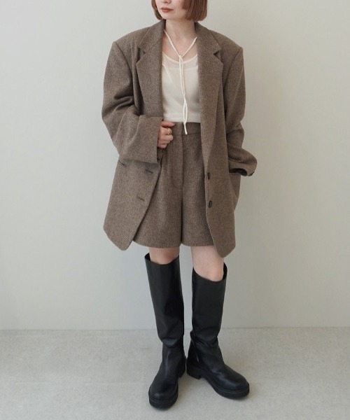 anuke Herringbone Short Pants ヘリンボーンショートパンツ/62520728