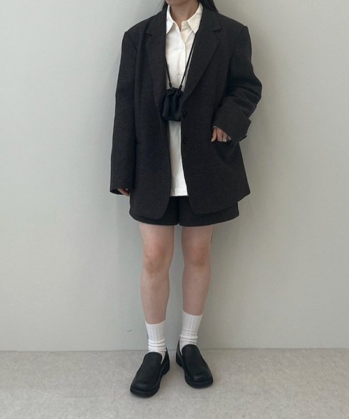 anuke Herringbone Short Pants ヘリンボーンショートパンツ/62520728