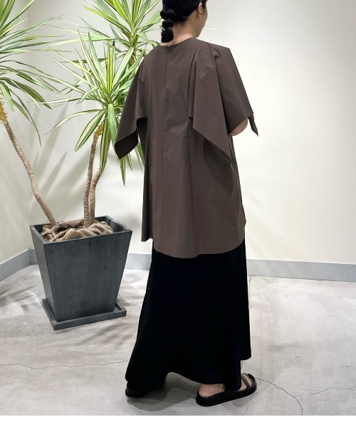 未使用品■ルフィル lephil ライトブロードブラウス シャツワンピース F クラシックサテンブラウス（シャツ/ブラウス）｜LE PHIL