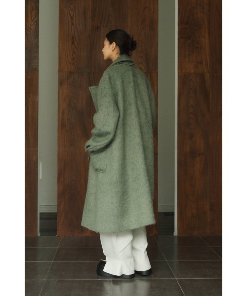 2way accent collar long coat(unisex)（その他アウター