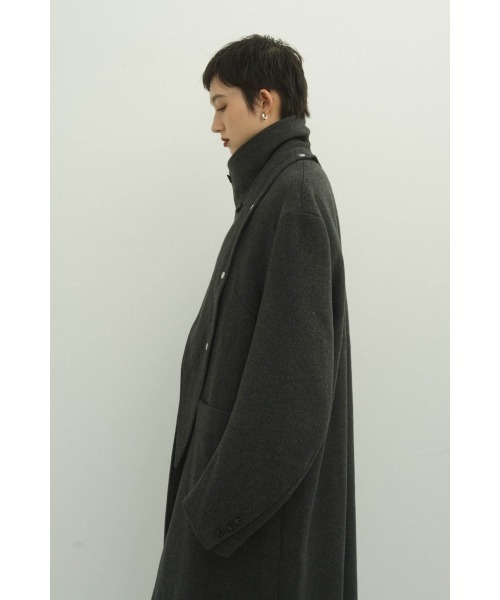 セール】2way accent collar long coat(unisex)（その他アウター