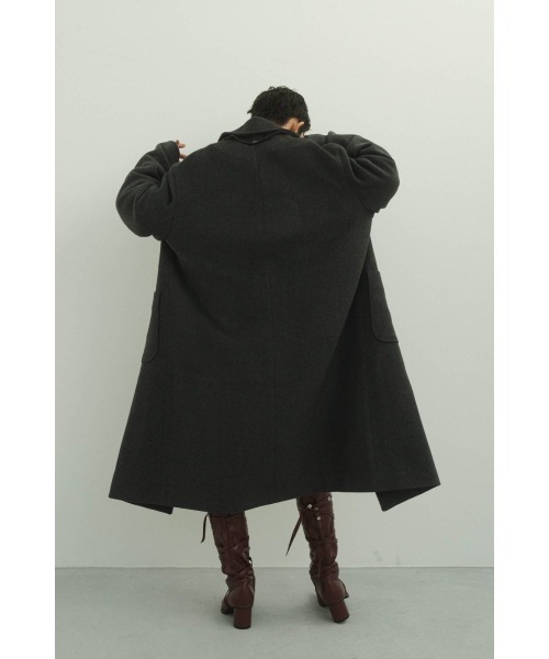 ジャケット・アウター Knuth Marf 2way accent collar long coat 2way accent collar long coat(unisex)/green | KNUTH MARF
