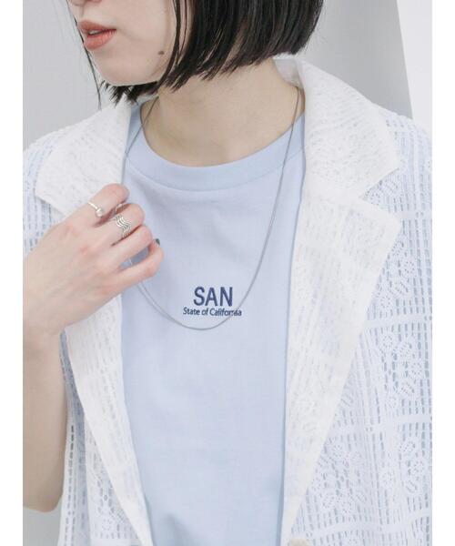 Samansa Mos2 blue（サマンサモスモスブルー）の「レースシャツジャケット（シャツ/ブラウス・レディース・ブラック/オフホワイト/キナリ・F）」の13枚目の写真