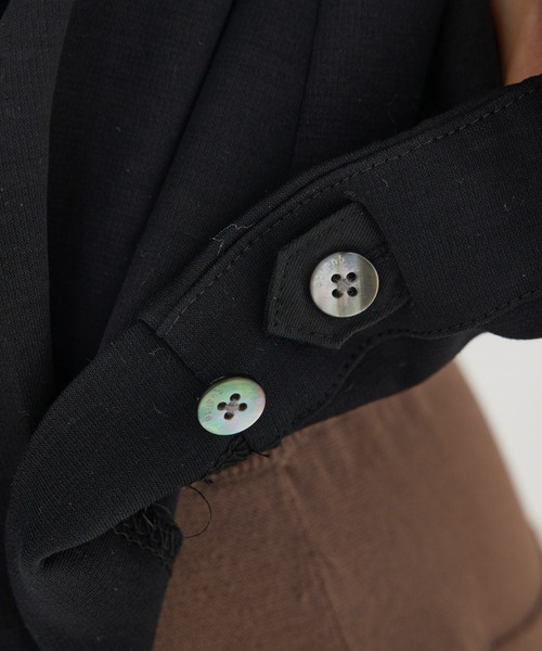 qualite（カリテ）の「【接触冷感】強撚ライトポンチプルオーバー/オフィスカジュアル/夏服（Tシャツ/カットソー・レディース・ホワイト/ライトベージュ/ブラック・フリー）」の16枚目の写真