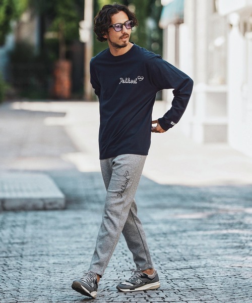 felkod(フィルコッド)の「mlt5271- Print Long Sleeve Tee ロングスリーブカットソー(Tシャツ/カットソー・メンズ・ブラック/トップグレー/ホワイト/ネイビー・S/M/L/XL)」の9枚目の写真