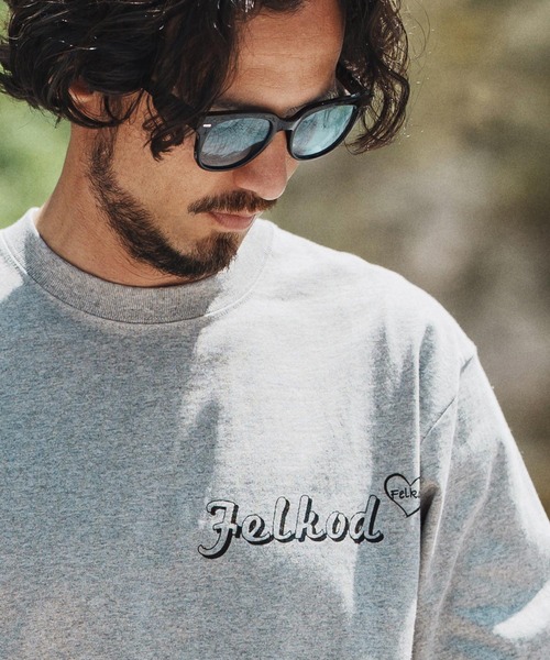 felkod(フィルコッド)の「mlt5271- Print Long Sleeve Tee ロングスリーブカットソー(Tシャツ/カットソー・メンズ・ブラック/トップグレー/ホワイト/ネイビー・S/M/L/XL)」の17枚目の写真