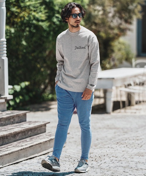 felkod(フィルコッド)の「mlt5271- Print Long Sleeve Tee ロングスリーブカットソー(Tシャツ/カットソー・メンズ・ブラック/トップグレー/ホワイト/ネイビー・S/M/L/XL)」の18枚目の写真