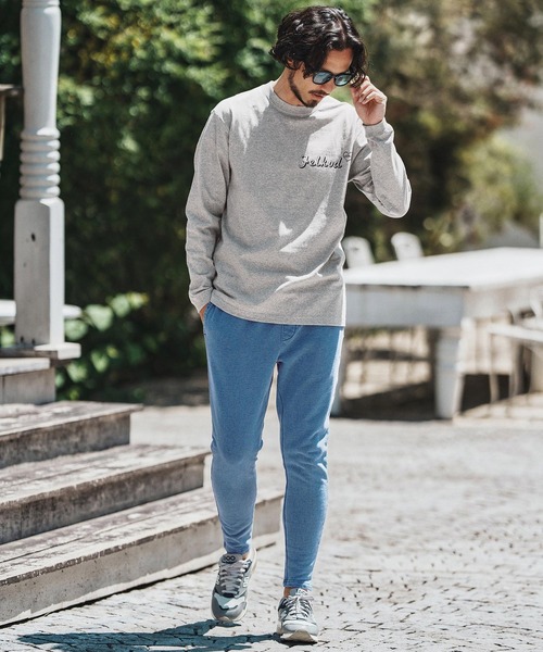 felkod(フィルコッド)の「mlt5271- Print Long Sleeve Tee ロングスリーブカットソー(Tシャツ/カットソー・メンズ・ブラック/トップグレー/ホワイト/ネイビー・S/M/L/XL)」の19枚目の写真