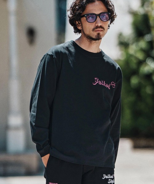 felkod(フィルコッド)の「mlt5271- Print Long Sleeve Tee ロングスリーブカットソー(Tシャツ/カットソー・メンズ・ブラック/トップグレー/ホワイト/ネイビー・S/M/L/XL)」の20枚目の写真