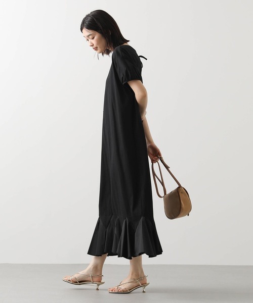 Torrazzo Donna（トラッゾドンナ）の「裾フレアカット２ＷＡＹワンピ（ワンピース・レディース・ブラック・FREE）」の3枚目の写真